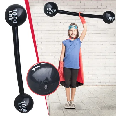 Barbell Gifts Funny Toys Inflatable Barbell Simulation Gym Event Game Props  | eBay