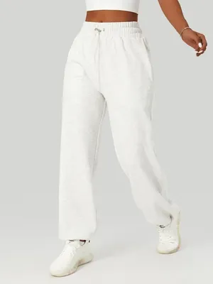 Спортивные штаны женские белые / Брюки спортивные широкие Ufer 150982965  купить за 1 826 ₽ в интернет-магазине Wildberries
