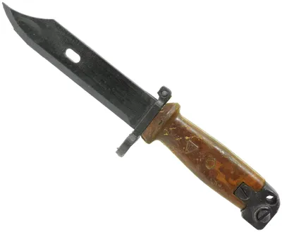 Штык-нож тренировочный АК 6х4 купить в Москве и СПБ, цена 2434 руб.  Доставка по РФ!