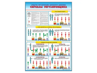 Стенд "Сигналы регулировщика" - Рус Стади