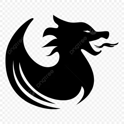 Vector Sign Dragon Stock Vector (Royalty Free) 184186433 | Shutterstock |  Dragon silhouette, Dragon images, Dragon