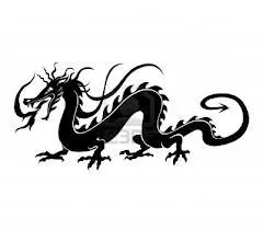 татуировка силуэт дракона - Google Search | Dragon silhouette, Chinese  dragon, Chinese dragon tattoos