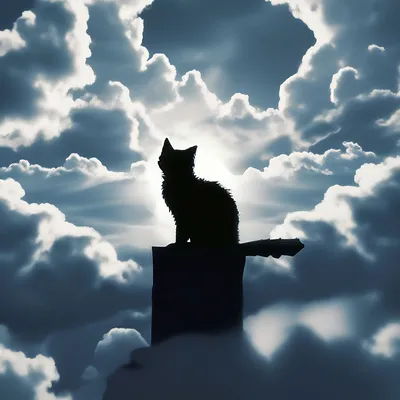 Силуэт кота Иллюстрация вектора Черная кошка на серую фон Иллюстрация  вектора - иллюстрации насчитывающей изображение, икона: 168456649
