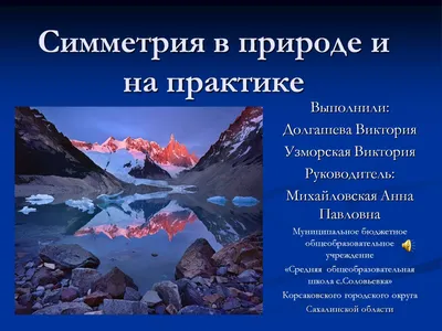 Центральная симметрия в природе.» — создано в Шедевруме