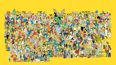 Обои Симпсоны, Минимализм, Черный, Желтый, Simpsons, Барт, The, Bart  картинки на рабочий стол, раздел минимализм - скачать