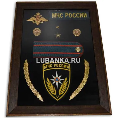 Плакетка "Герб МЧС России" 21х18 см, арт. 8100258 — 8500 руб. купить в  каталоге интернет-магазина Лавка Подарков в Москве