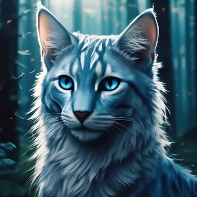 Синяя Звезда | Warrior cats, Warrior cat, Cat art