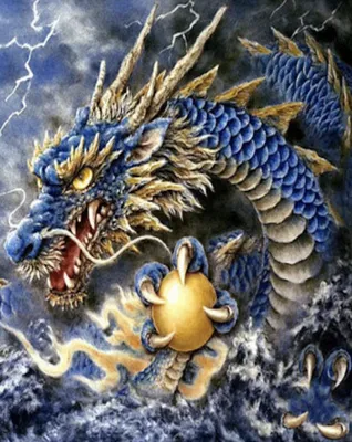 Китайский синий дракон Цзюлун