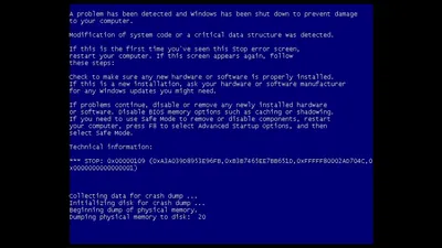 File:Синий экран смерти в Windows  - Wikimedia Commons