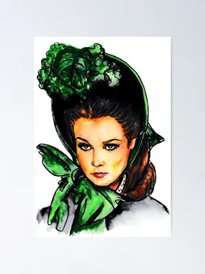 Scarlett O'Hara Art Print by ChiaraCi | Society6