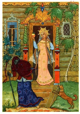 Иллюстрация 9 из 75 для Сказка о мёртвой царевне и семи богатырях -  Александр Пушкин | Лабиринт -