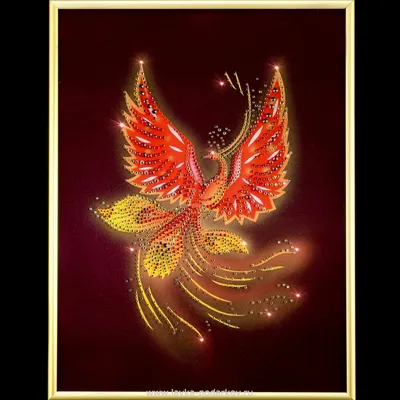 Купить для рукоделия - Набор для вышивания ЖАР-ПТИЦА «Сказочная птица» М-049