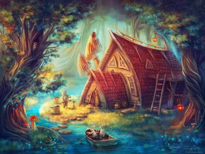 Сказочно красивые рисунки на дереве (33 фото) | Magical paintings, Painting  on wood, Painting