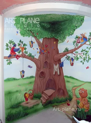 Раскраска Сказочное дерево - Раскраски для детей
