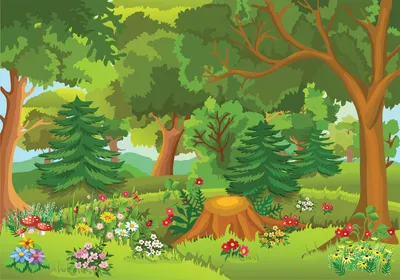 сказочный лес - Поиск в Google | Background search, Background, Landscape  art painting