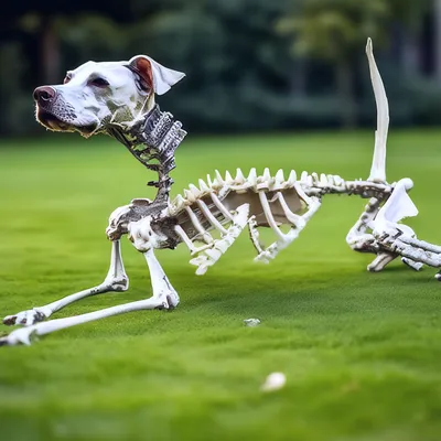 Скелет собаки (Canis lupus familiaris), размер L, препарат купить в Москве