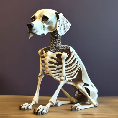 Скелет собаки - 64 фото