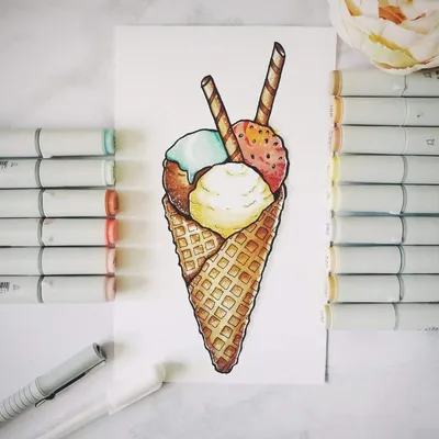 Sweet food | Cool art drawings, Cute drawings, Doodle art