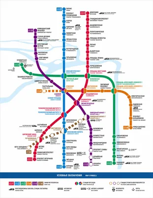 Опубликована схема Московского метро 2030 года - Российская газета