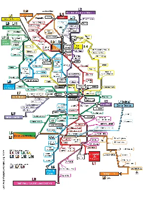 Схема Московского метро 2030