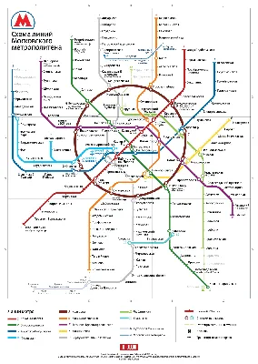 Опубликована новая схема метро с МЦК – Москва 24, 