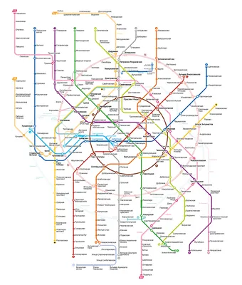 Схема линий московского метро в перспективном развитии - Ведомости