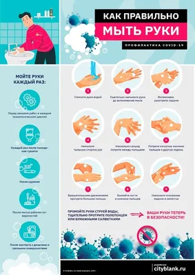 Купить Плакат Правила мытья рук (профилактика COVID-19), 1 лист |  Интернет-магазин Сити Бланк