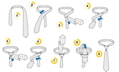 Как завязать галстук: пошагово с фото и видео