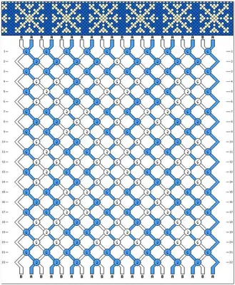 Схемы фенечек косым плетением — Трикки — тесты для девочек