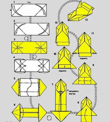 Оригами для детей 6,7 и 8 лет: простые схемы