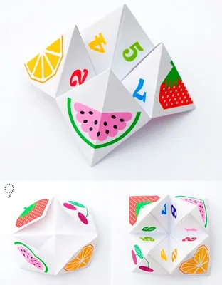 Схема оригами подвеска крест