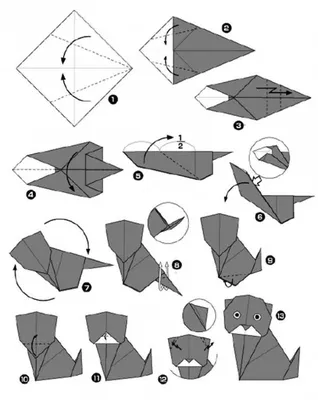 Схемы оригами из бумаги картинки