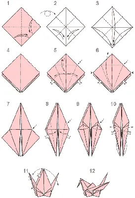Схемы оригами из бумаги для начинающих.