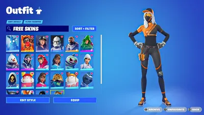 All Fortnite FREE Skins (2019 - 2023) - YouTube