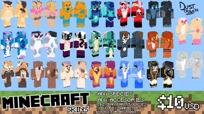 20 Minecraft Skins PS Brushes abr.  - Free Photoshop Brushes at  Brusheezy!