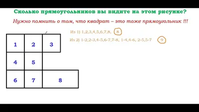 Как сосчитать количество прямоугольников на рисунке или чертеже. - YouTube