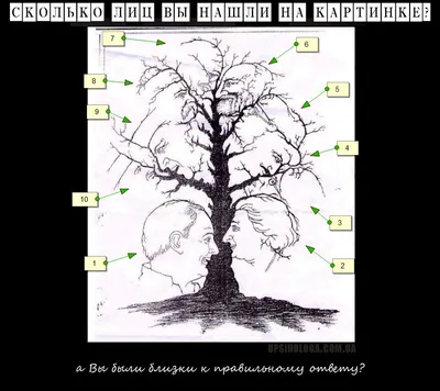 Сколько лиц на картинке? Самый точный и короткий тест на возраст мозга —  пройдите его за 60 секунд -  - 161.ру