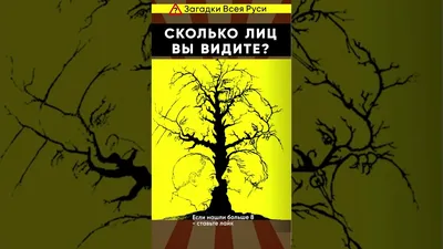 Проверьте свою внимательность: сколько лиц вы видите на картинке?