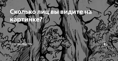 Иллюзия XIX века до сих пор «сводит с ума». Проверьте свою  наблюдательность: сколько лиц вы видите | Психология и Факты | Жизнь  человека | Дзен