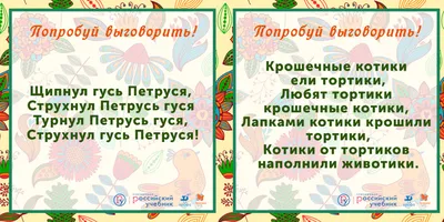 Логопедические скороговорки: 12 цветных карточек. Стихи. Раскраски – купить  по цене: 99 руб. в интернет-магазине УчМаг