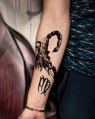 Татуировка скорпиона на шее: значение для мужчин - 