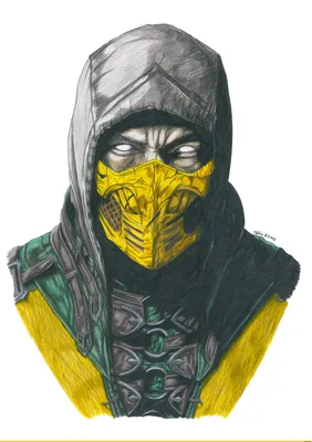 Scorpion (MK) :: Игровой арт (game art) :: Mortal Kombat (Мортал Комбат, Mortal  Combat) :: Игры / картинки, гифки, прикольные комиксы, интересные статьи по  теме.