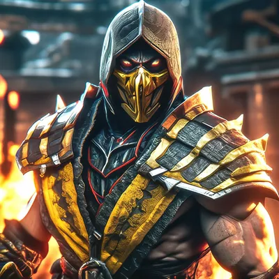 Коллекционная статуя из игры Mortal Kombat - Скорпион/ Купить в интернет  магазине 