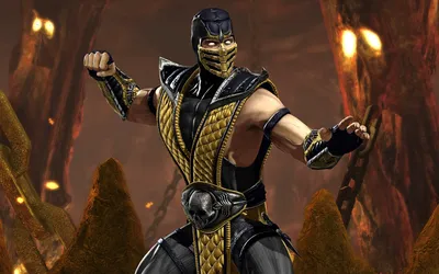 Скорпиона из игры mortal kombat #11