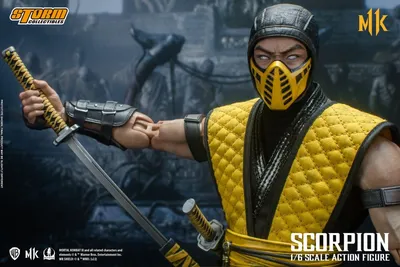 Обои на рабочий стол Scorpion / Скорпион из игры Mortal Kombat, обои для  рабочего стола, скачать обои, обои бесплатно