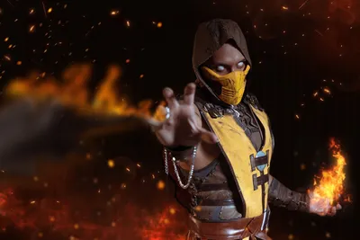 Скорпион, Mortal Kombat X: обои, фото, картинки на рабочий стол в высоком  разрешении