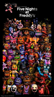 Обои FNaF Freddy Fazbear для iPhone — Обои FNaF HD в 2023 году | Фнаф обои, Фнаф фредди фазбер, Фнаф