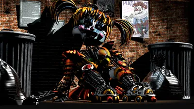 FAN-MADE] Scrap Baby in FNAF AR! - Model by 3D Darlin and Edited by Me (for  Withered-look Texture) : r/fivenightsatfreddys