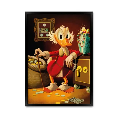 Картина по номерам Скрудж Макдак / Scrooge McDuck холст на подрамнике -  купить с доставкой по выгодным ценам в интернет-магазине OZON (627986304)