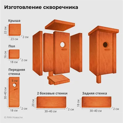 Правильный скворечник: каким он должен быть | Вдохновение (Огород.ru)